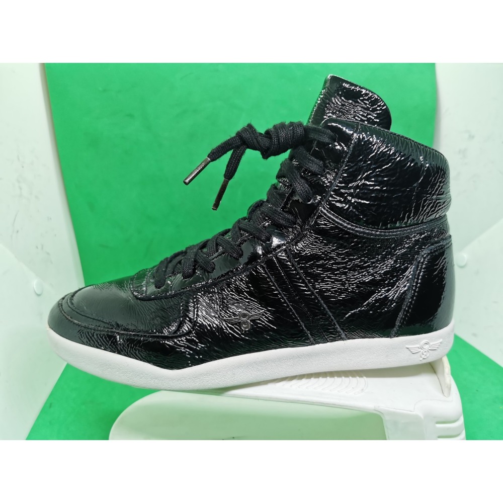 Creative Recreation Milano Hi Men's Black Shining Sneakers Size 8 High Top - Picture 14 of 16
